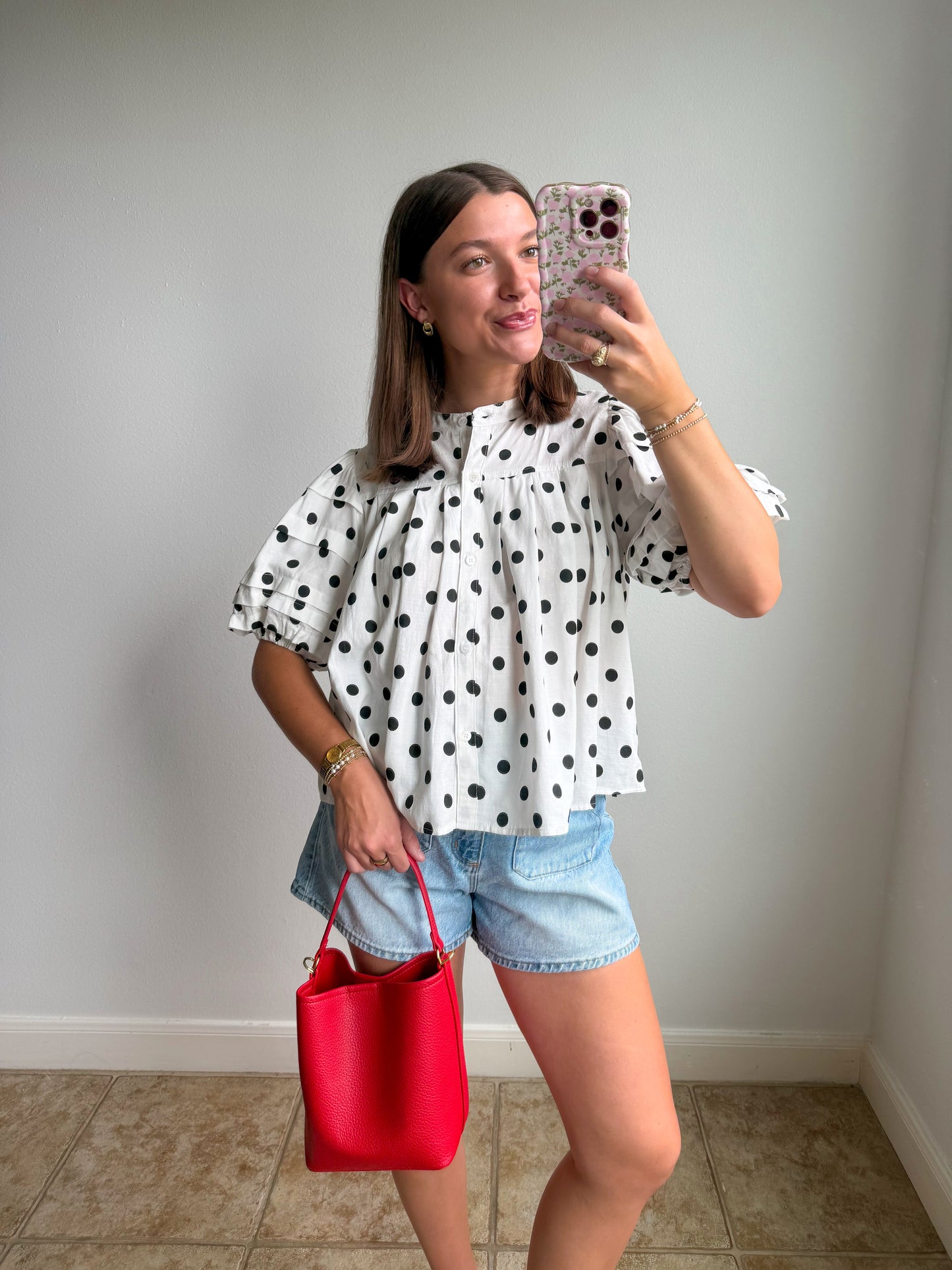 Remi Polka Dot Blouse