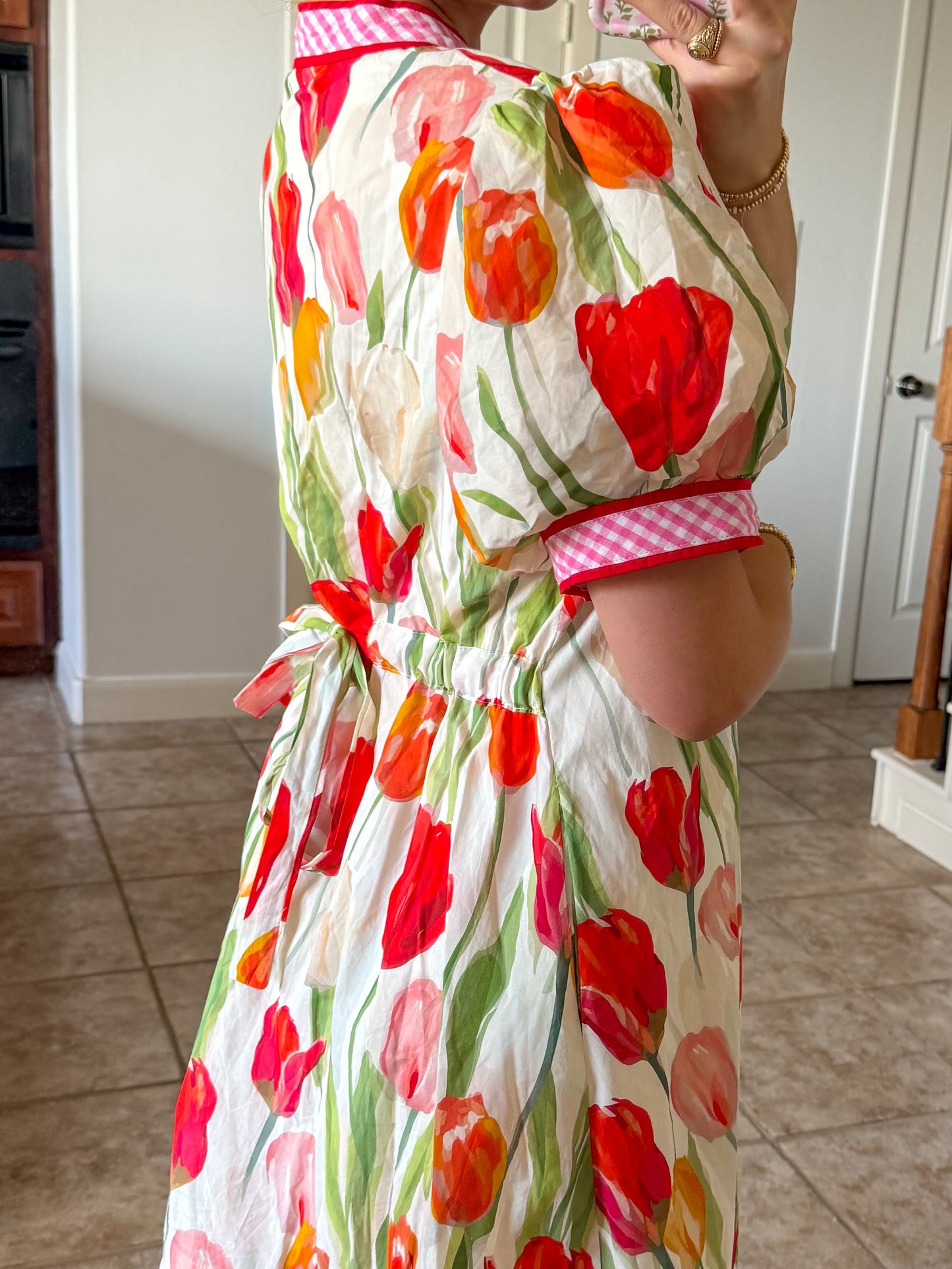 Blushing Tulip Mini Dress