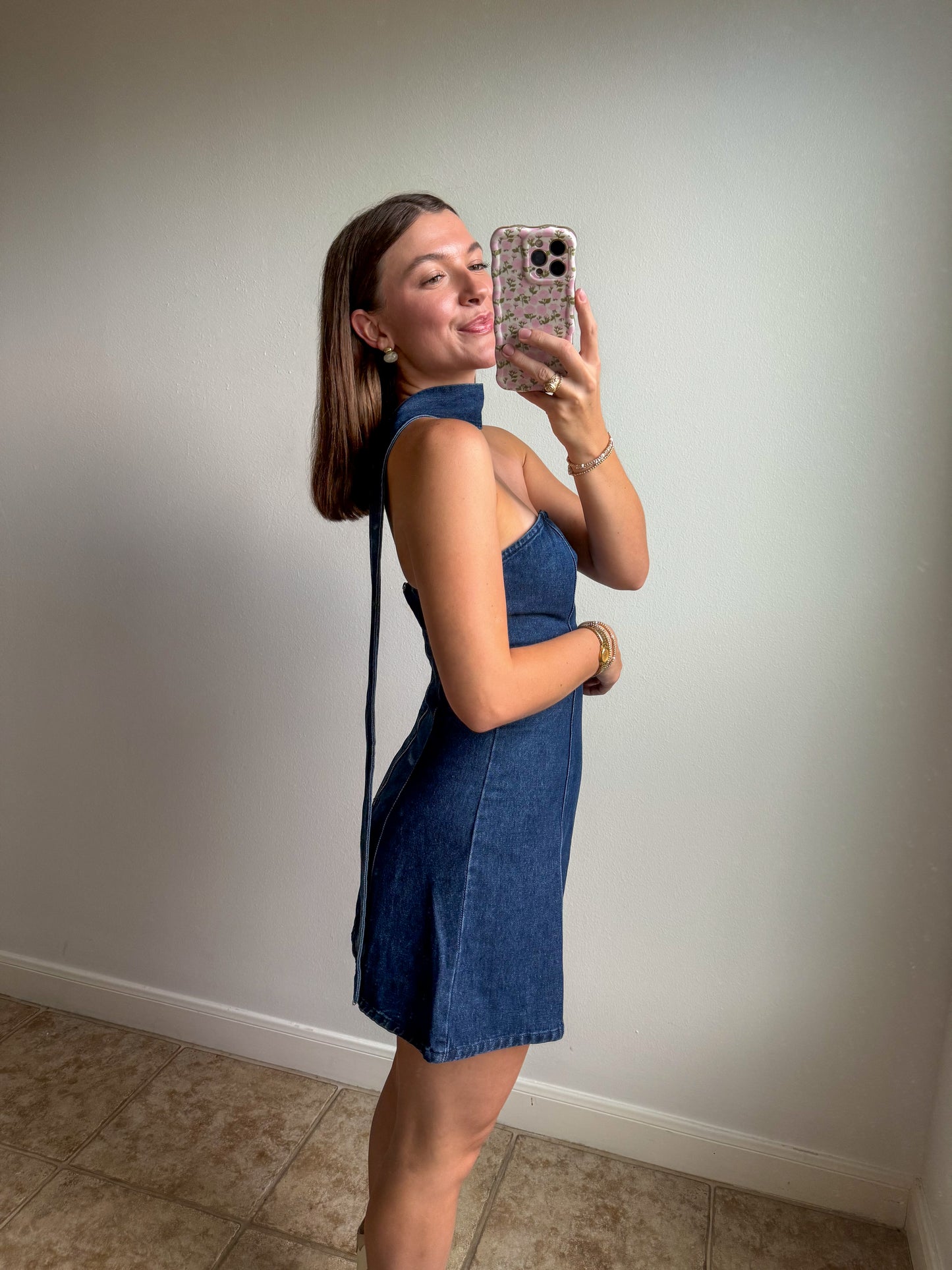 After Dark Denim Dress