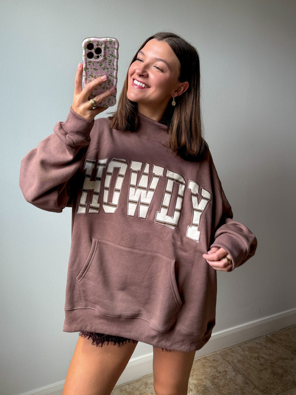 Howdy Mockneck Sweatshirt