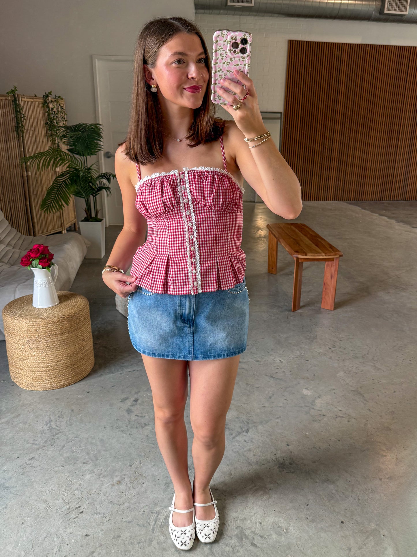 Piper Gingham Top