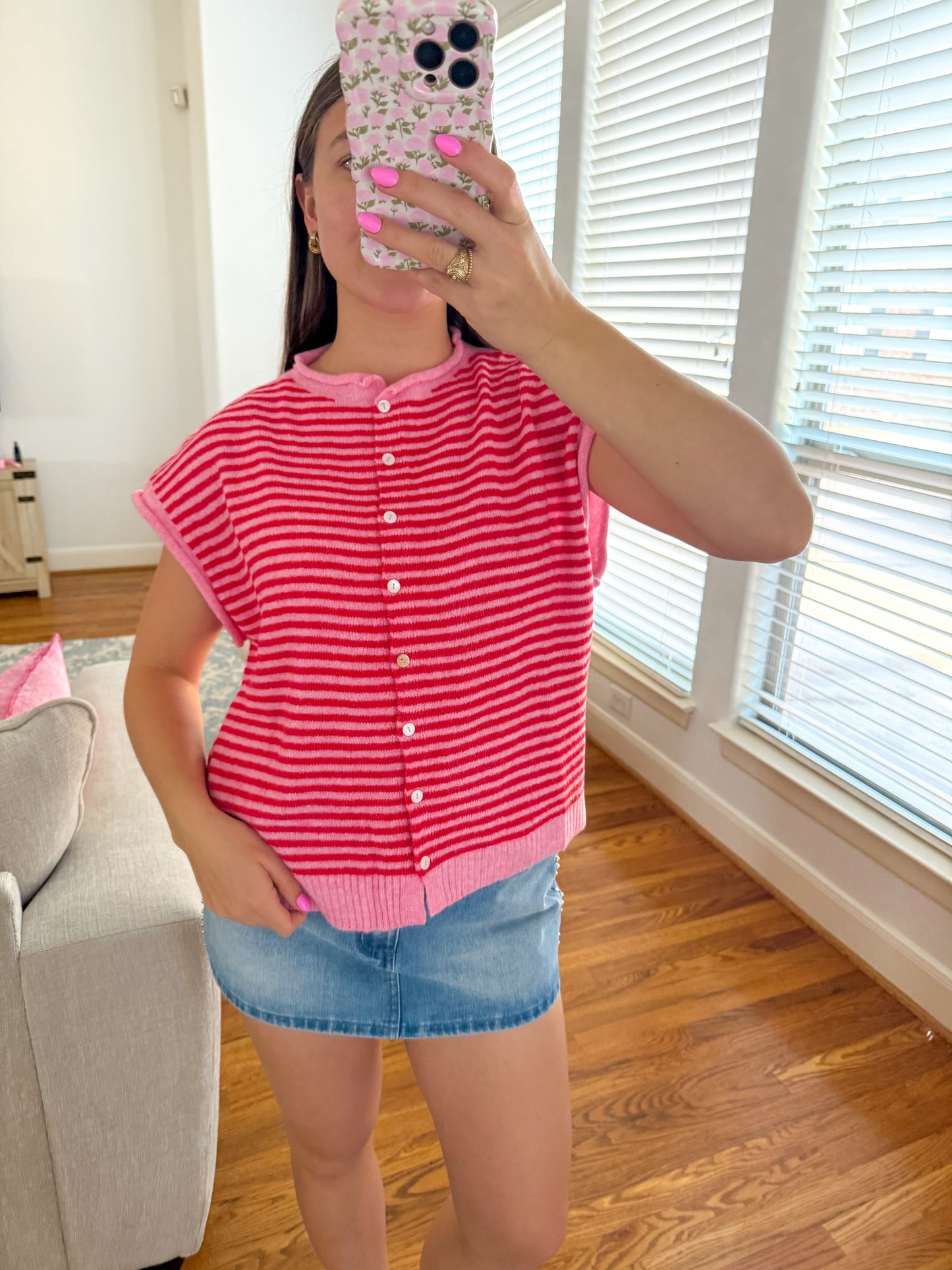 Strawberry Spritz Cardigan