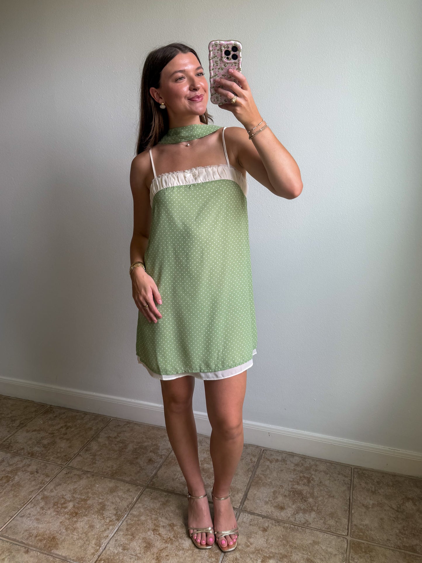 Sweet Sage Mini Dress