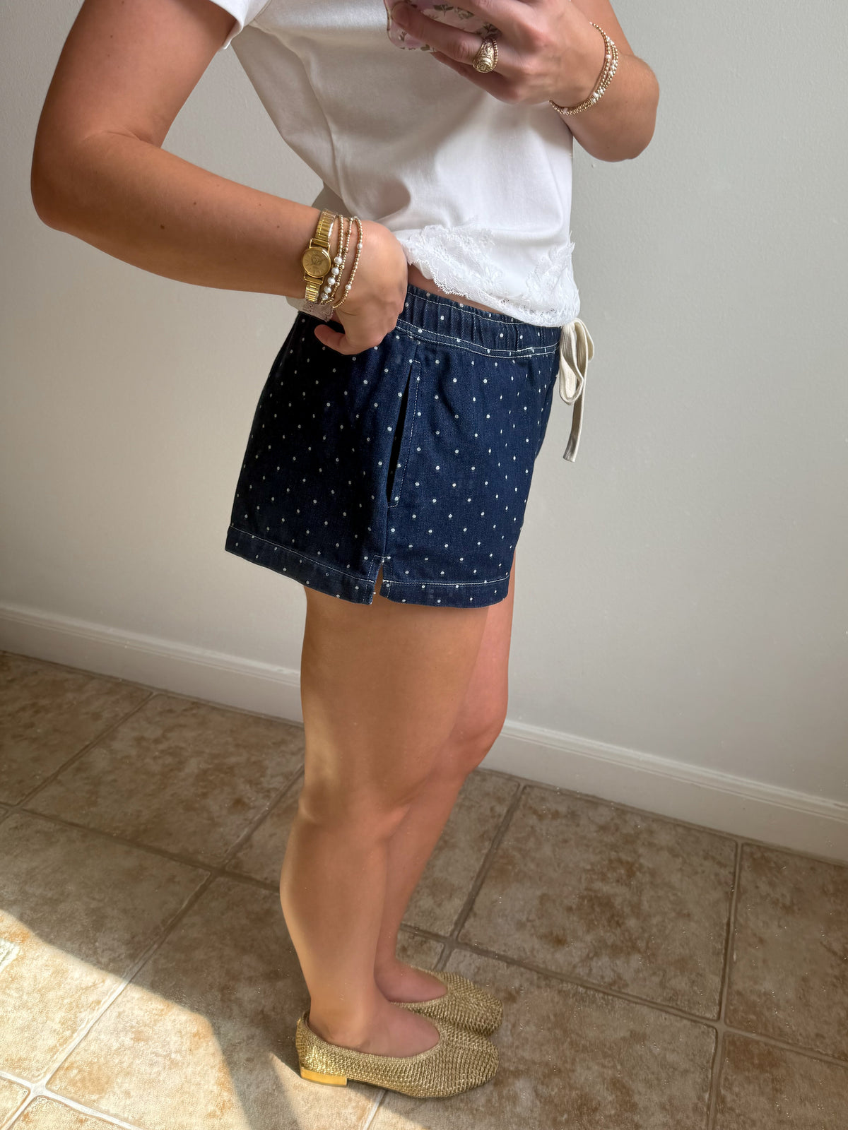 Out & About Denim Shorts
