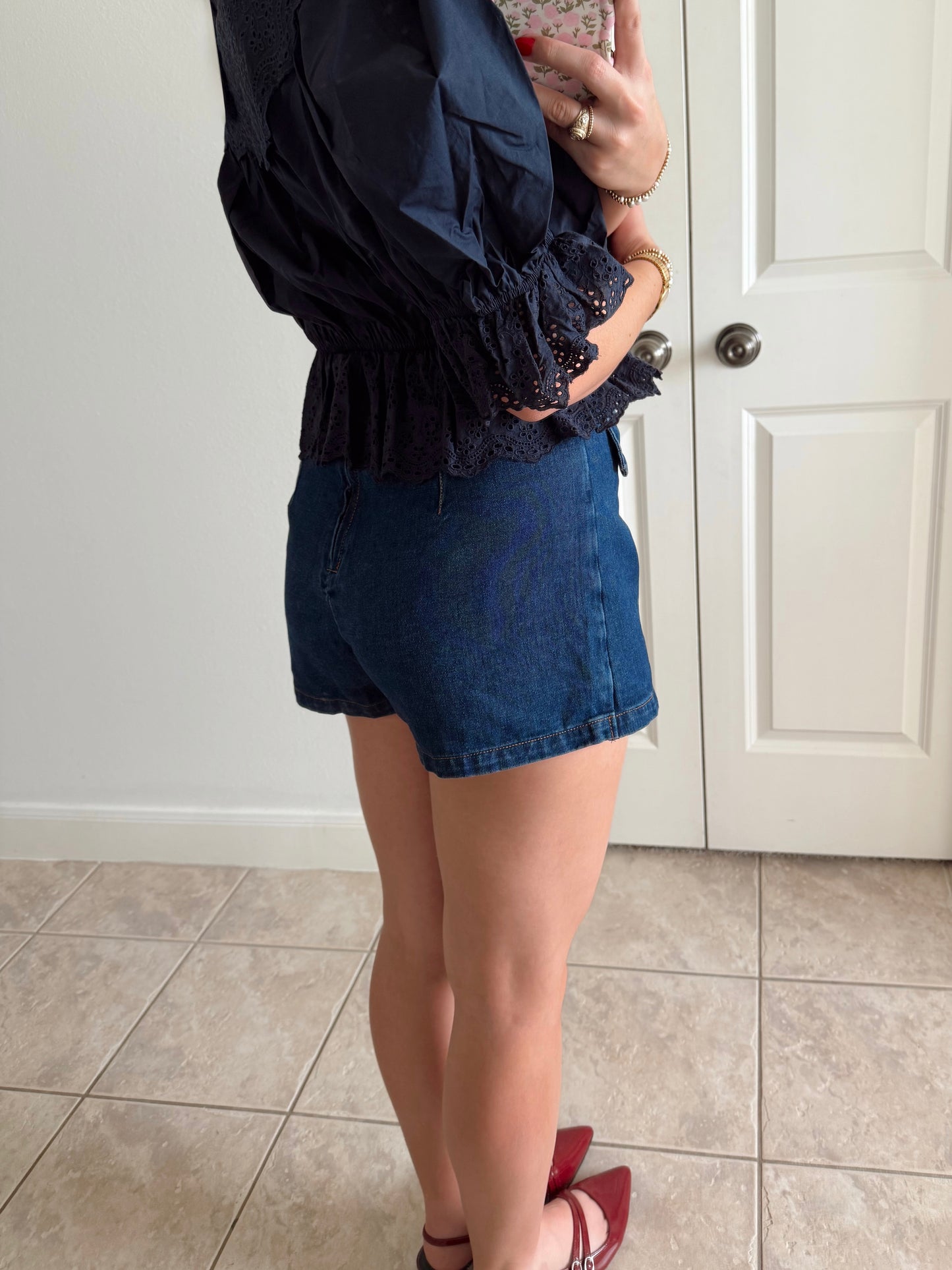 Downtown Denim Skort