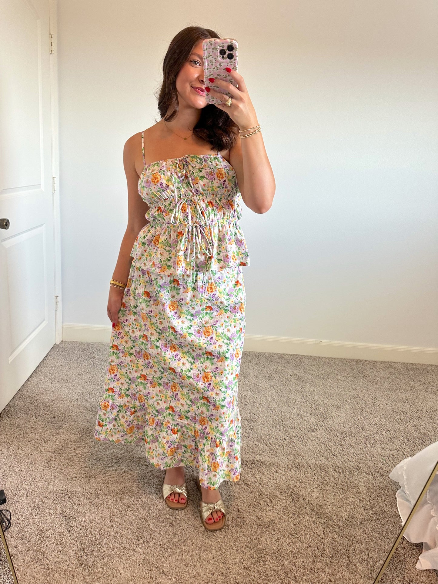 Poppy Field Midi Skirt