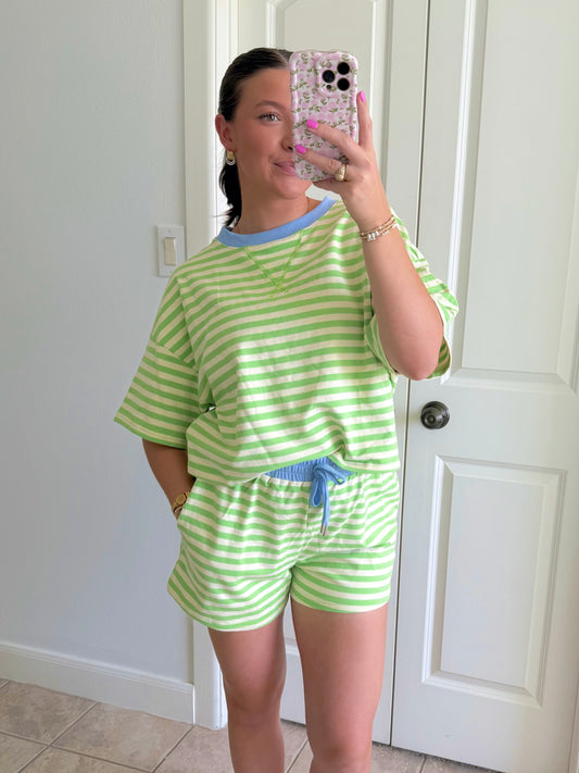 Key Lime Striped Set