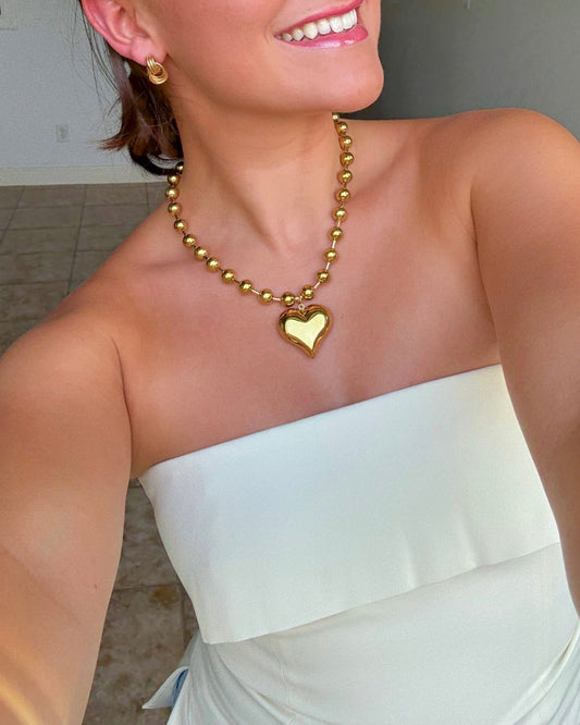 Bubble Heart Necklace