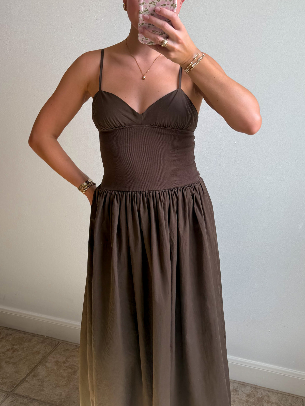 Autumn Nights Open-Back Maxi Dress