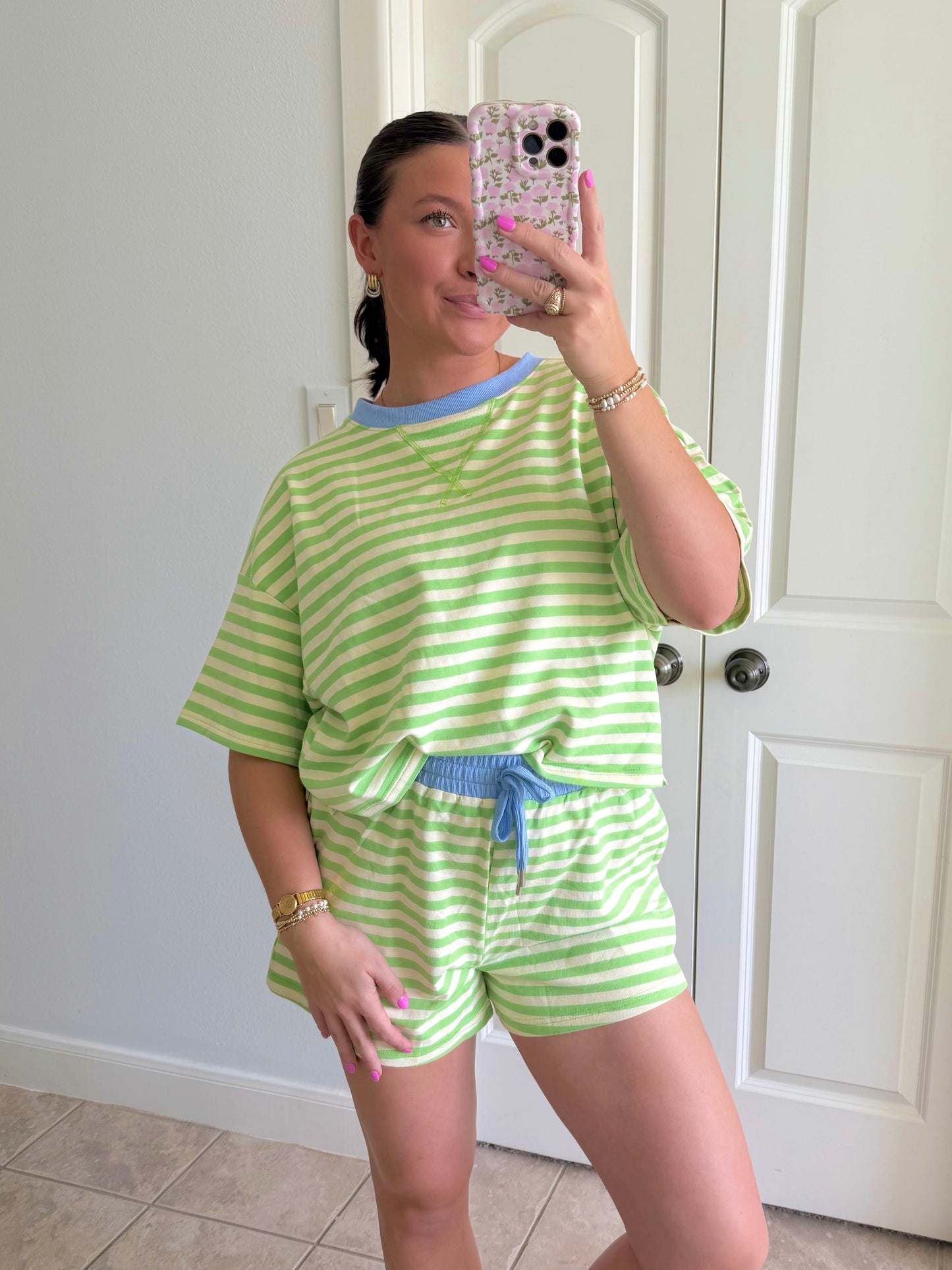 Key Lime Striped Set