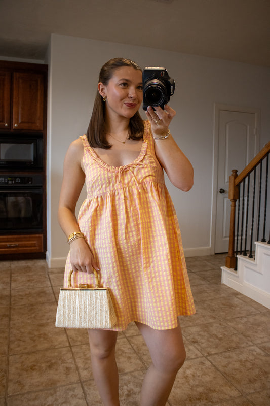 Peach Picnic Cami Dress