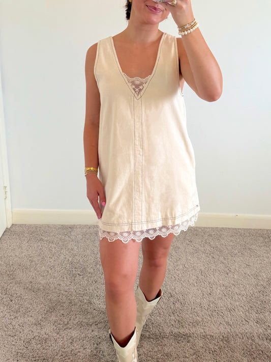 Cream & Sugar Mini Dress