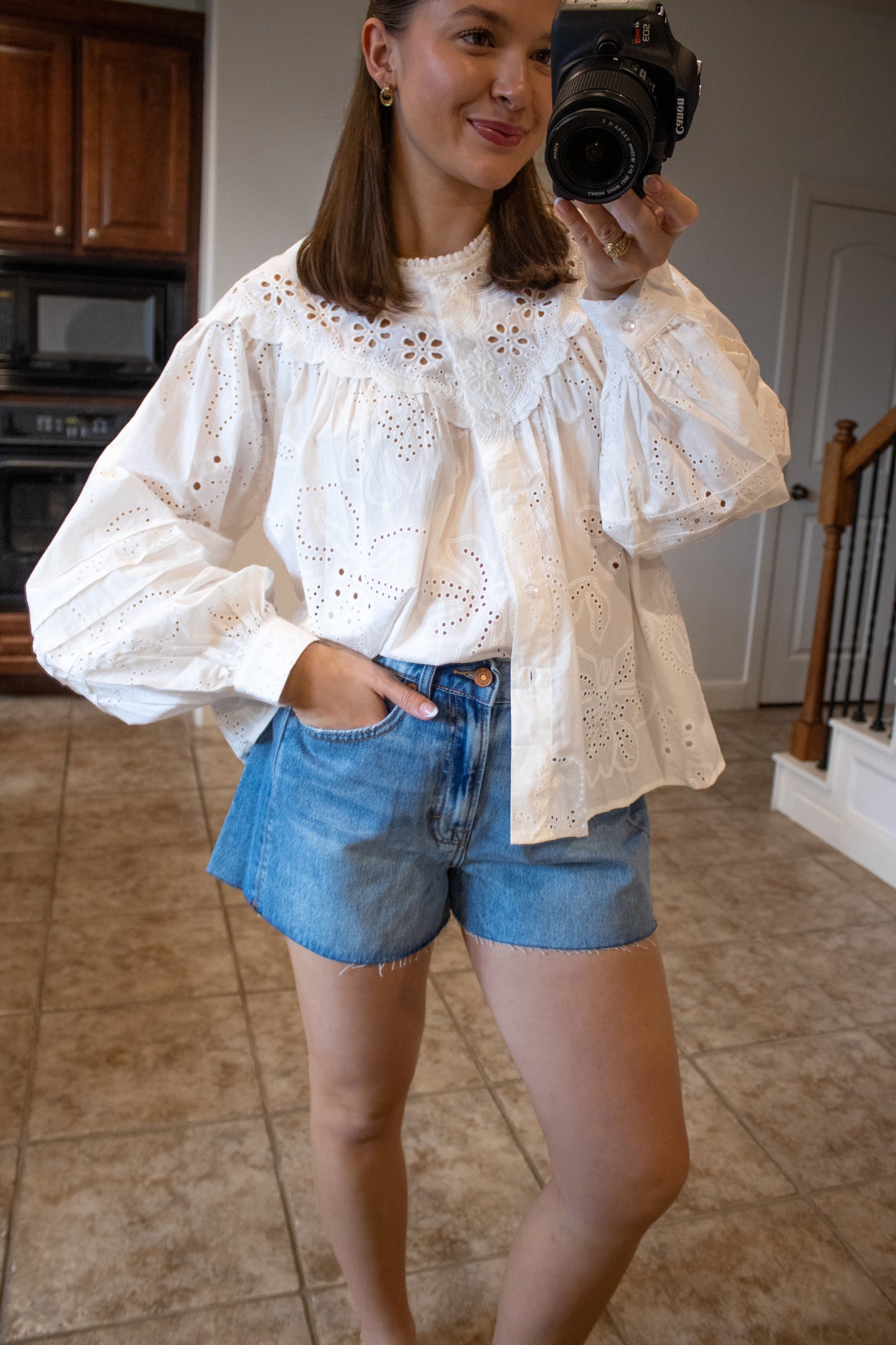 City Stroll Denim Shorts - Medium Wash