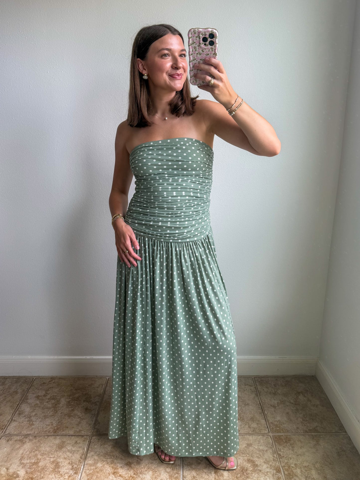 Willow Polka Dot Maxi Dress