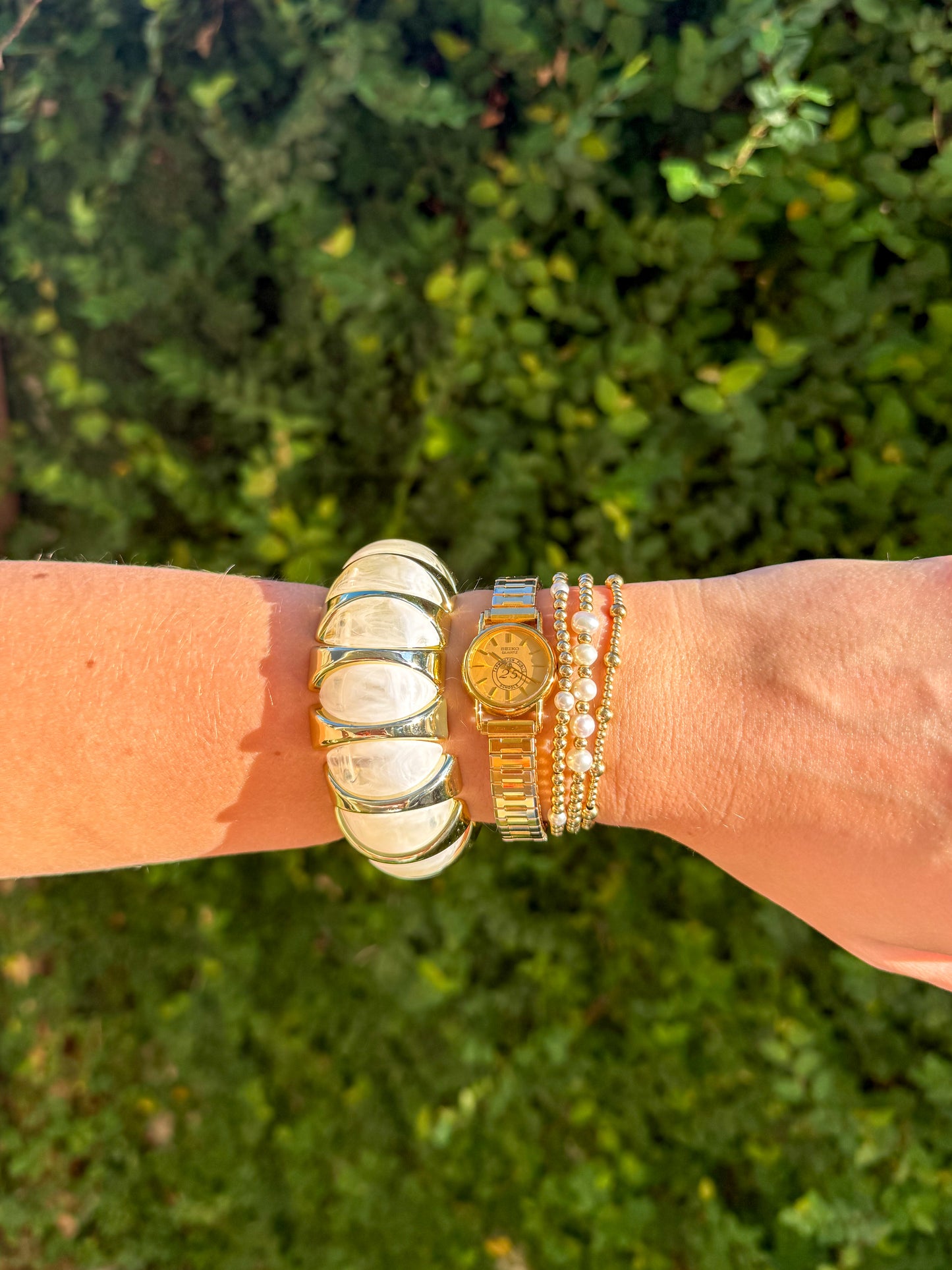 Coastal Shell Cuff Bracelet