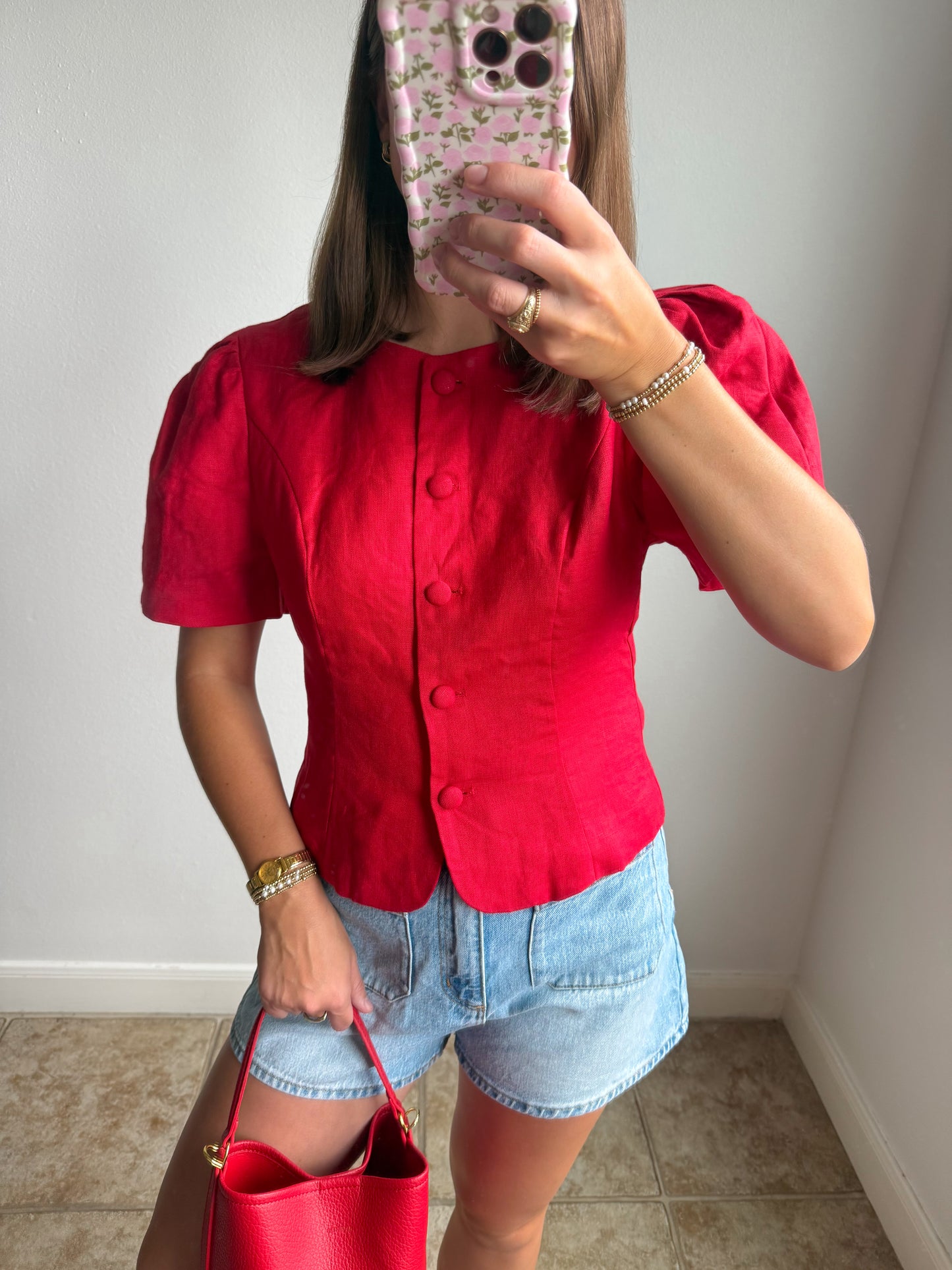 Heirloom Linen Top