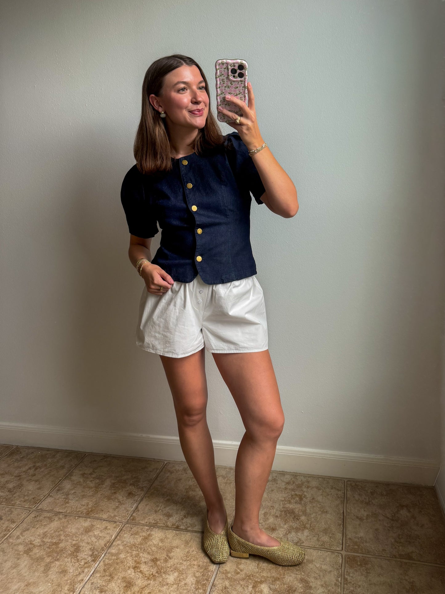 Hampton Denim Top