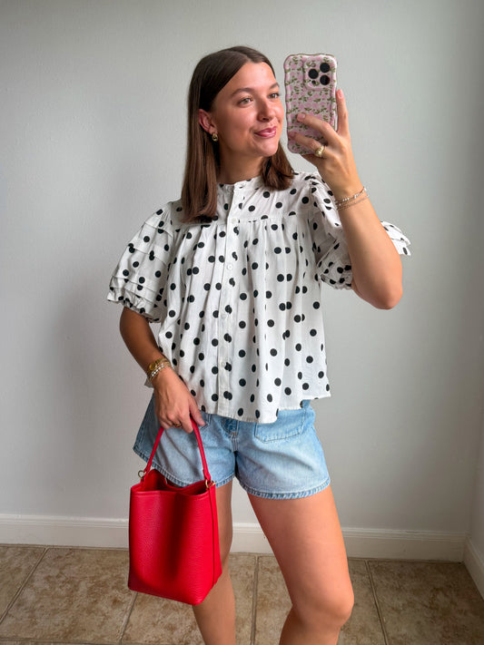 Remi Polka Dot Blouse