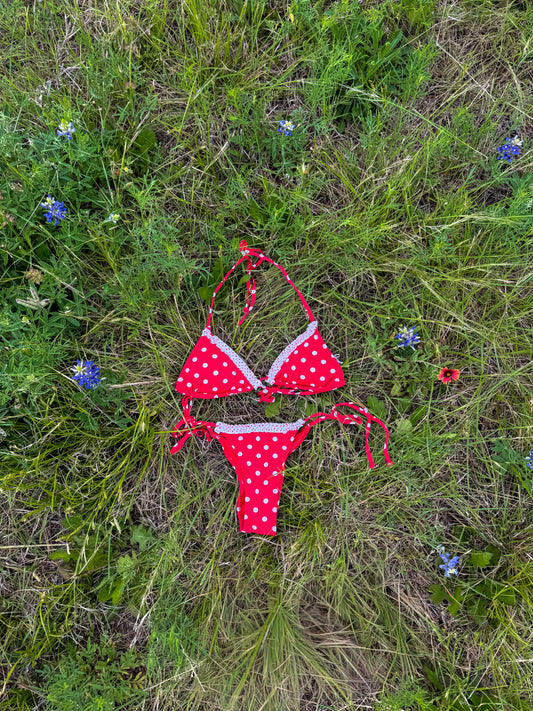 Red Hot Polka Dot Bikini