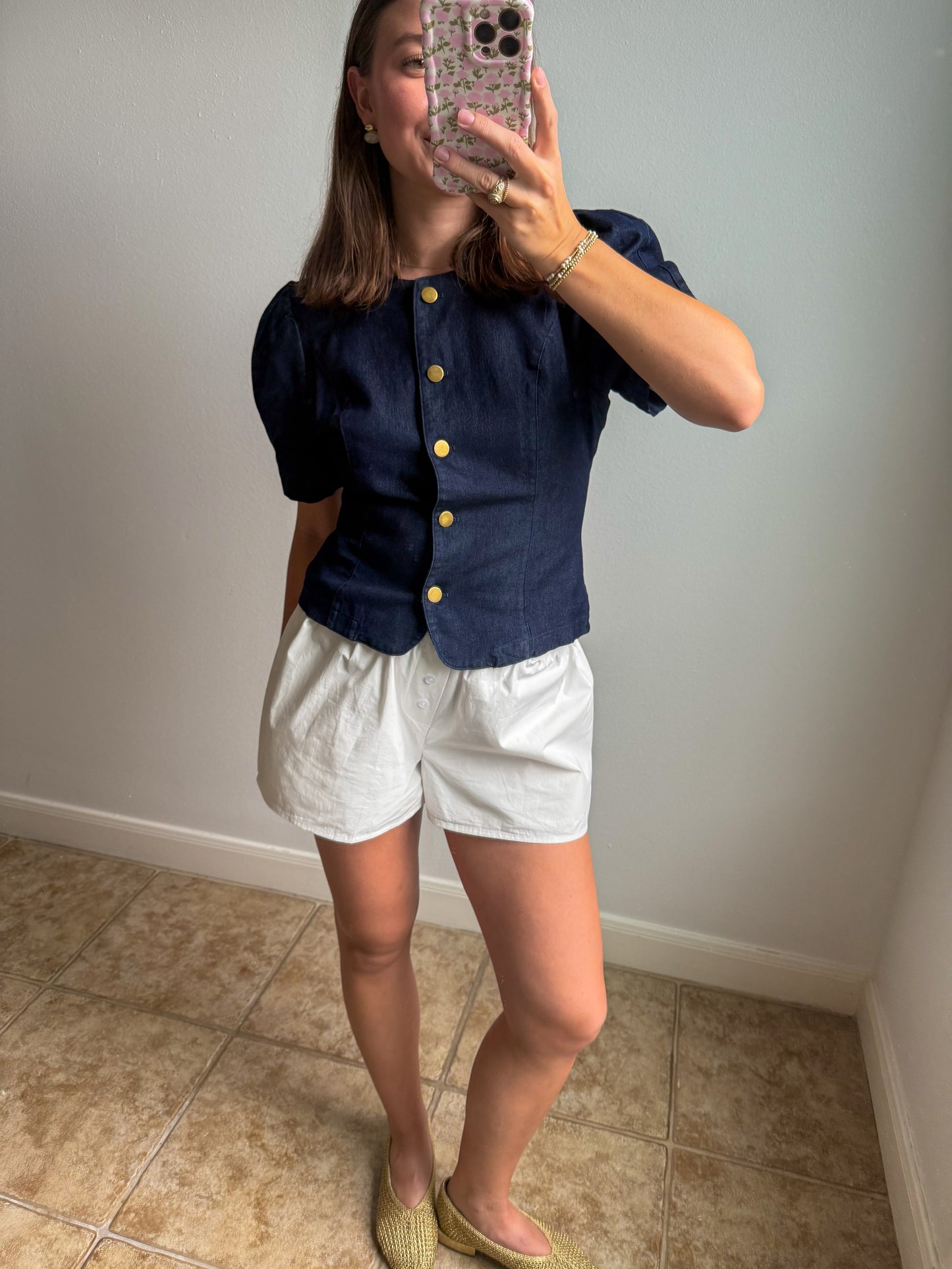 Hampton Denim Top