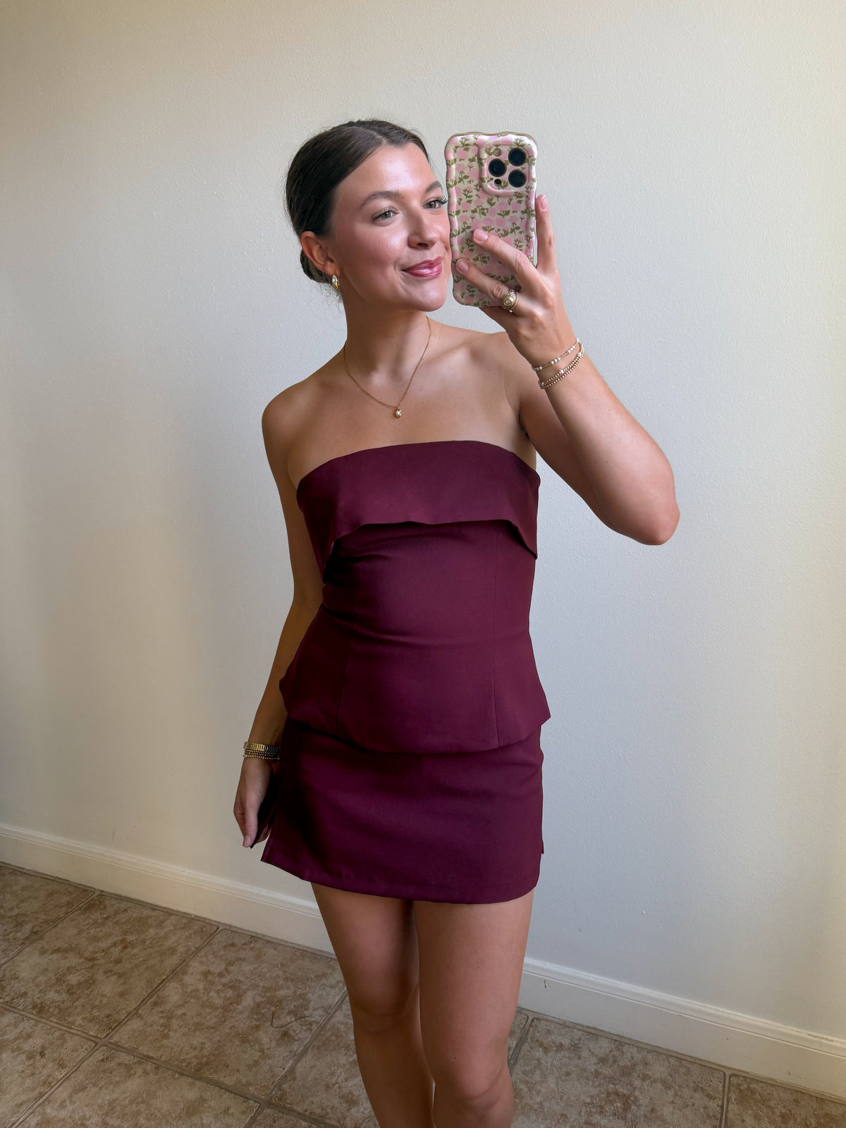 Bordeaux Nights Skort