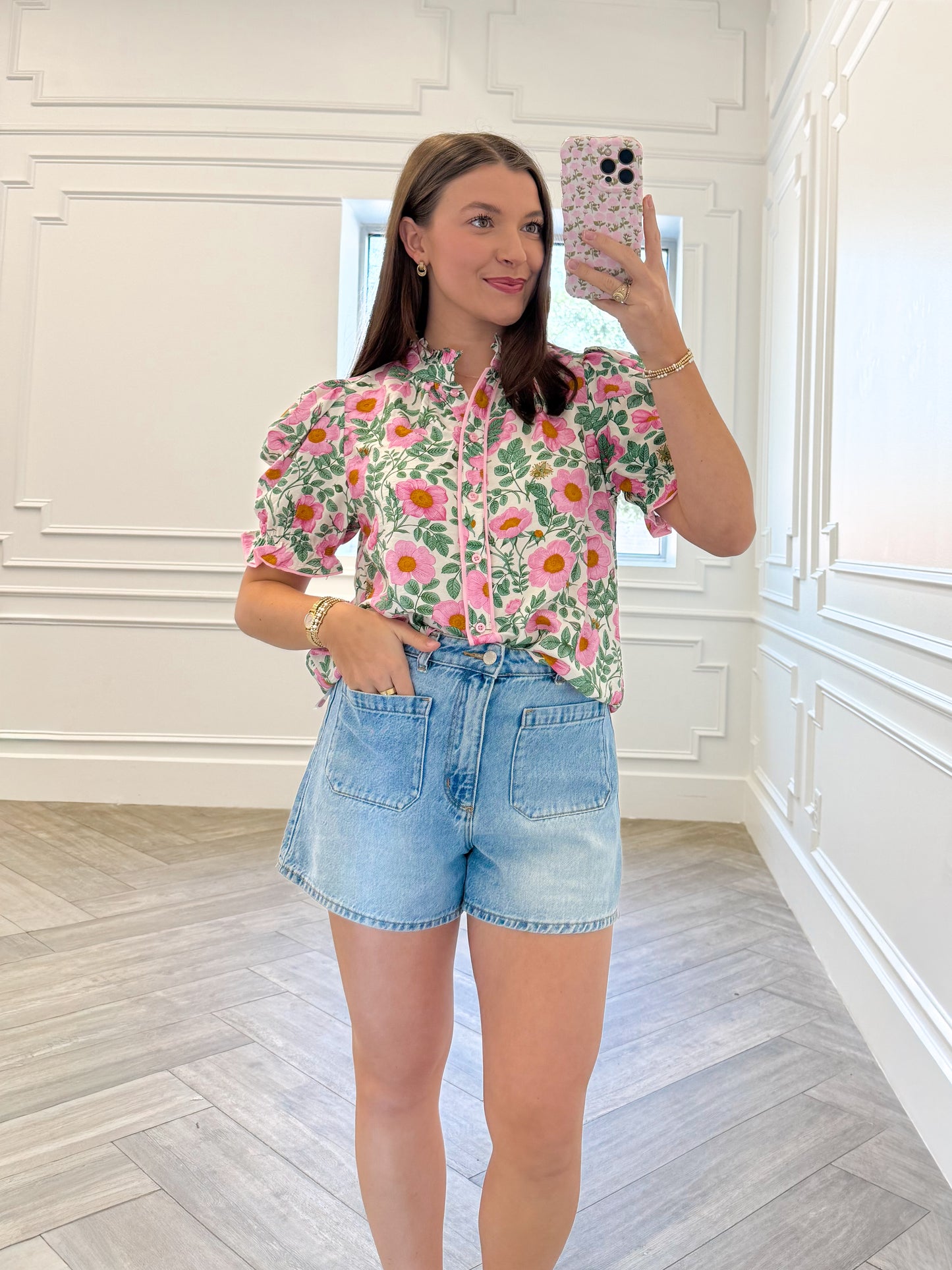 Sweet Camellia Top