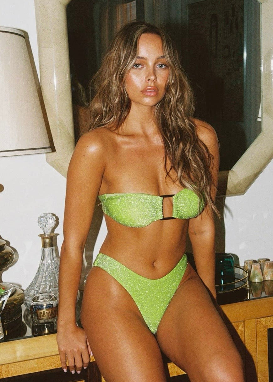 Key Lime Shimmer Bikini