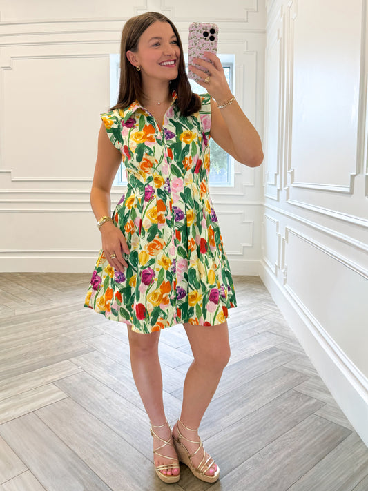 Tulip Market Mini Dress