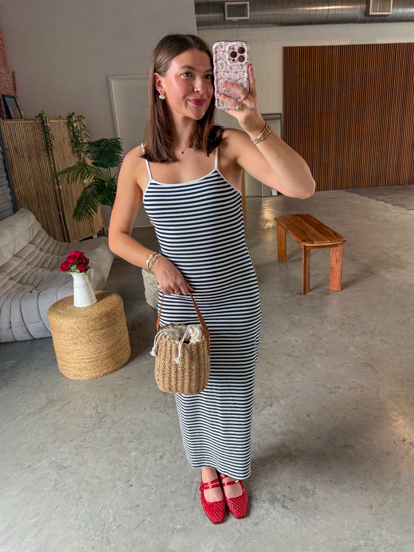 Cape Cod Striped Maxi Dress