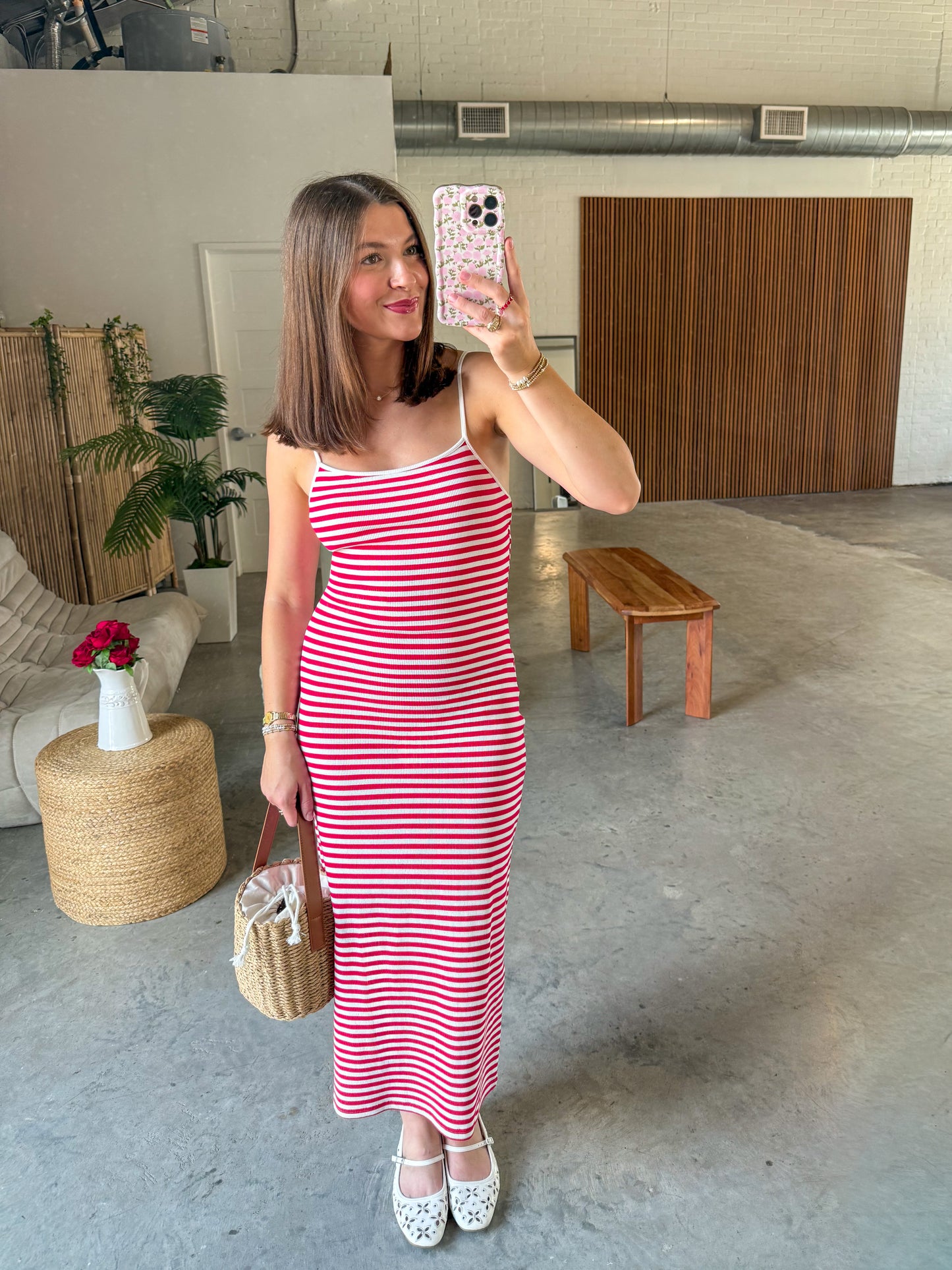 Newport Striped Maxi Dress