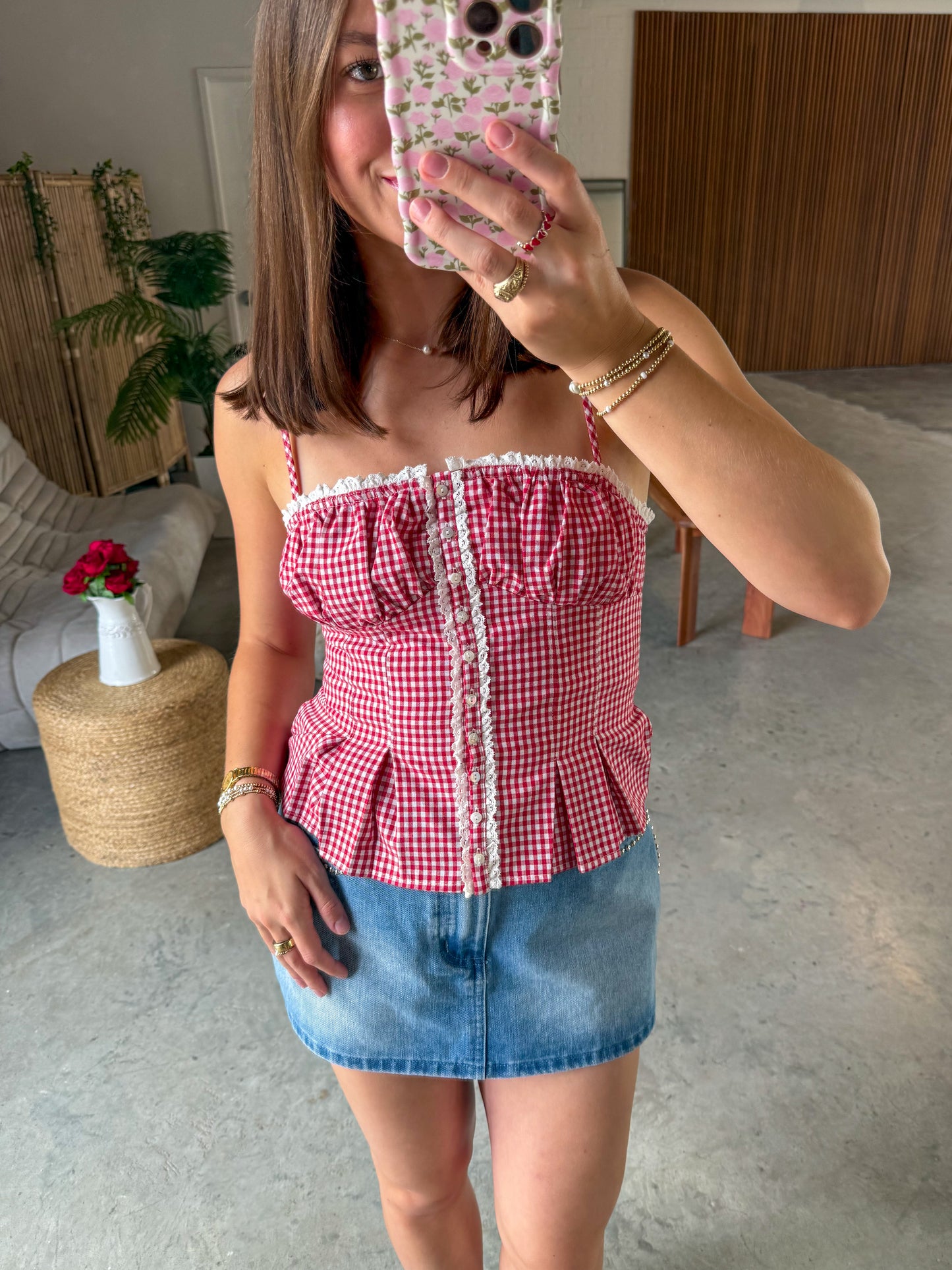 Piper Gingham Top