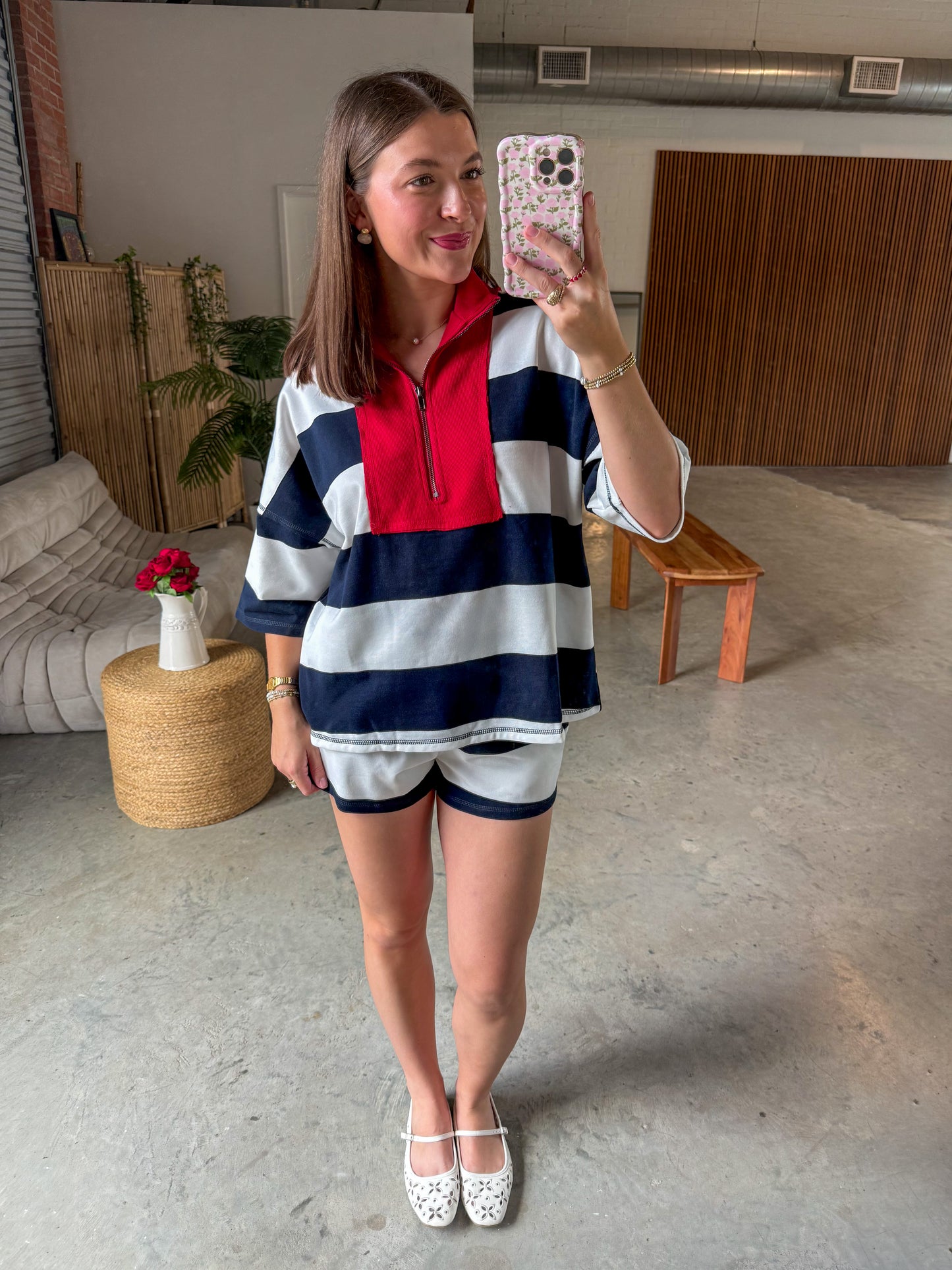 Harbor Striped Lounge Set