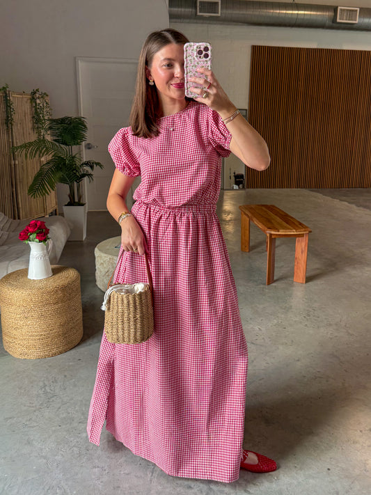 Summer Love Gingham Skirt