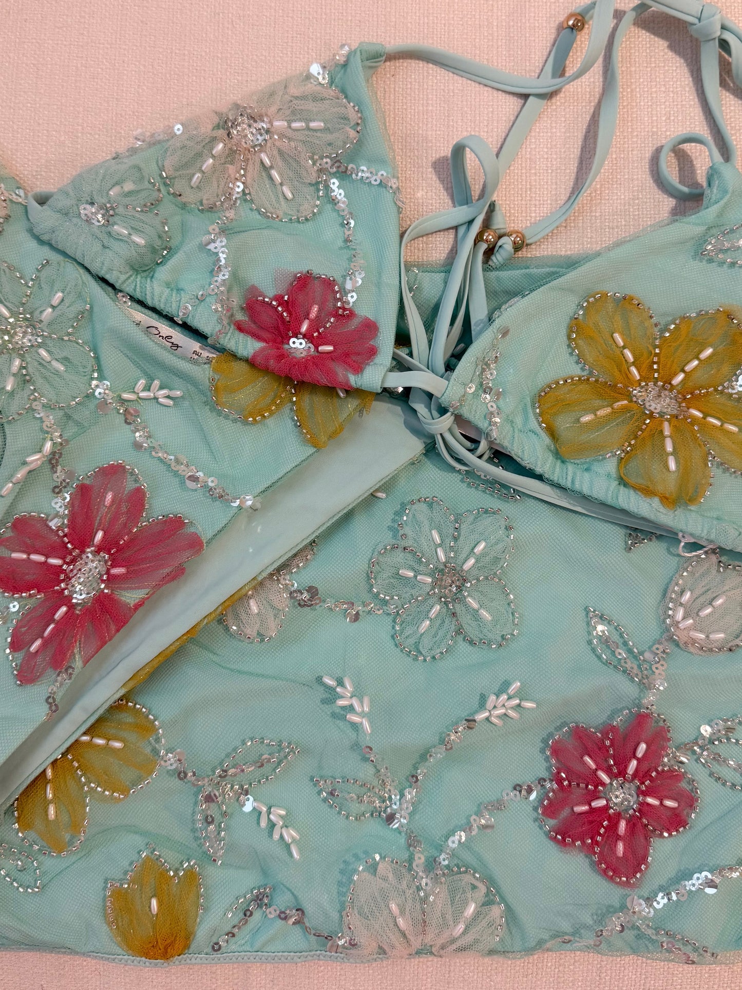 Summer Sequin Bikini Set