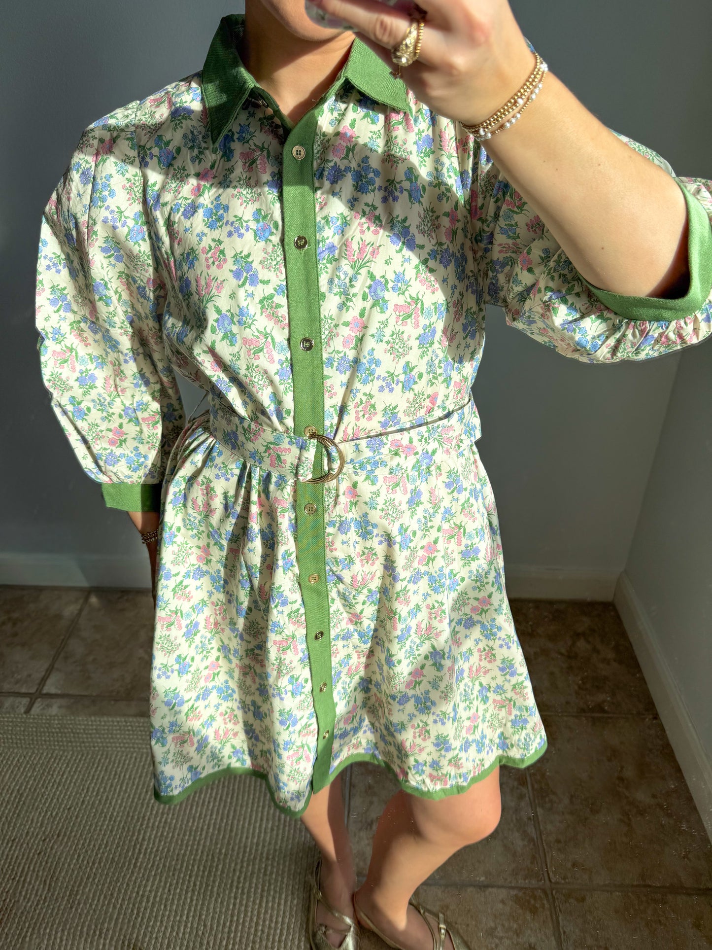 Sage Meadow Mini Dress