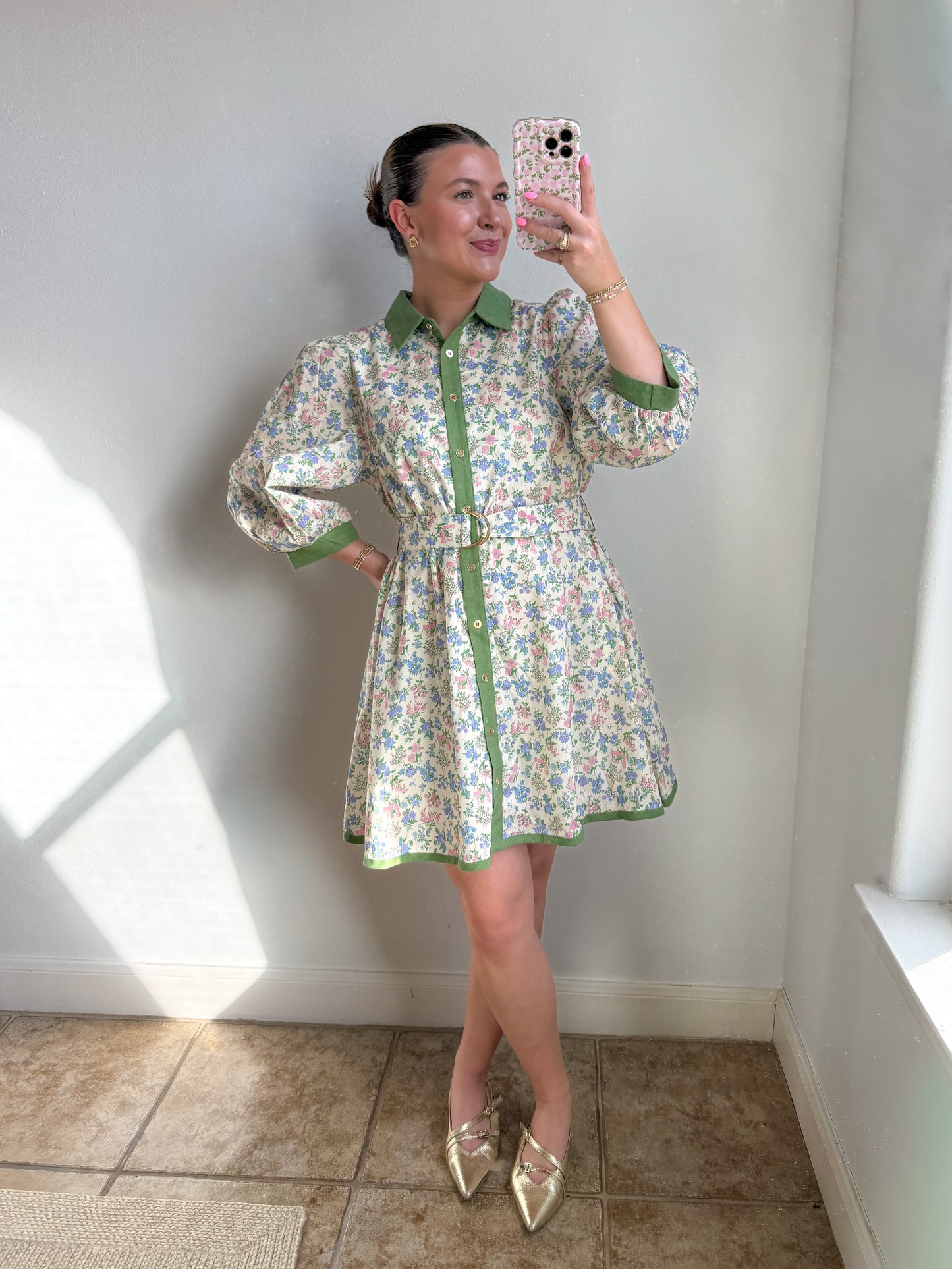 Sage Meadow Mini Dress