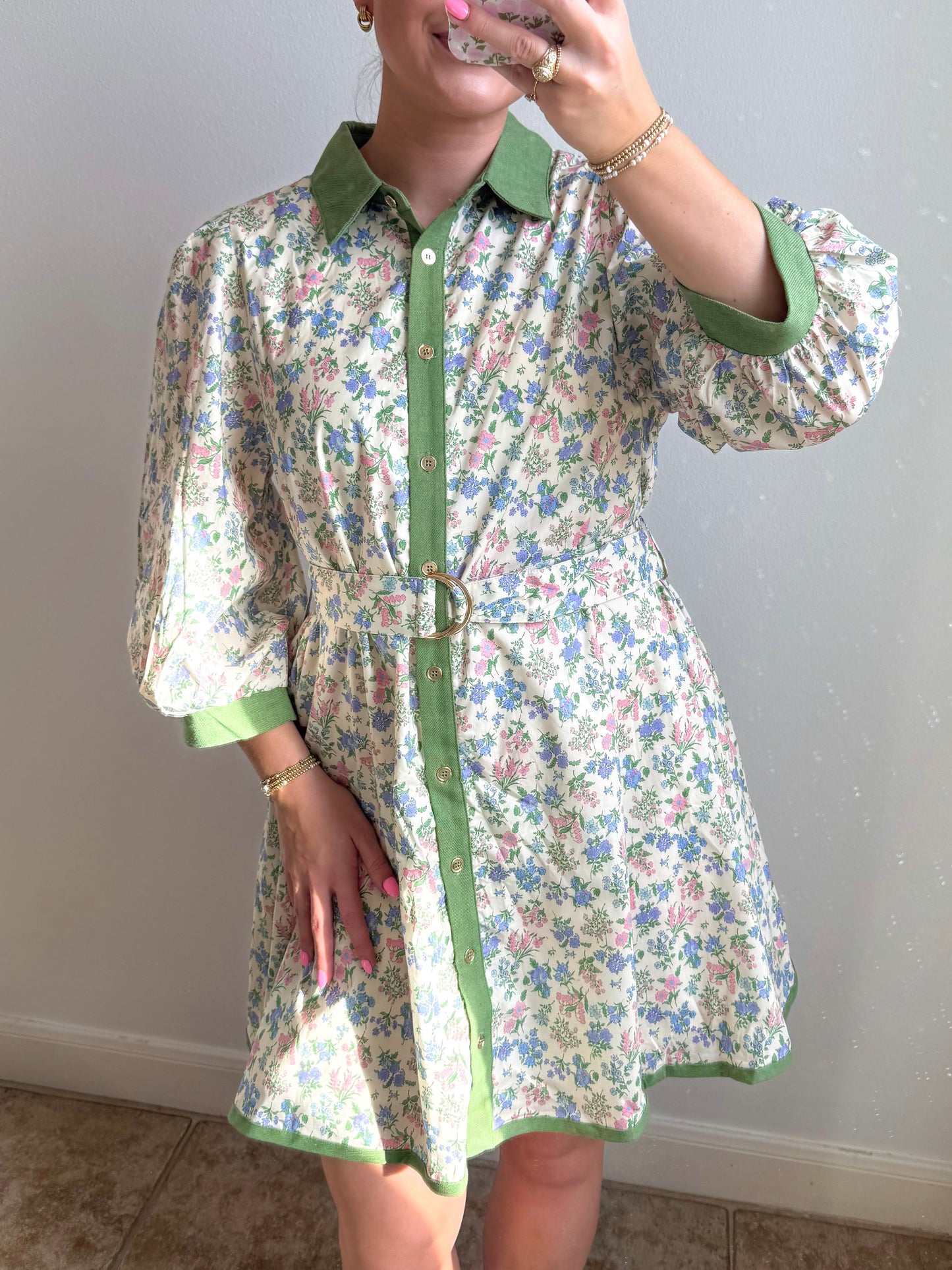 Sage Meadow Mini Dress