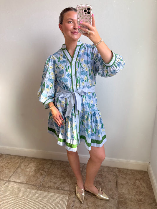 Morning Mist Mini Dress