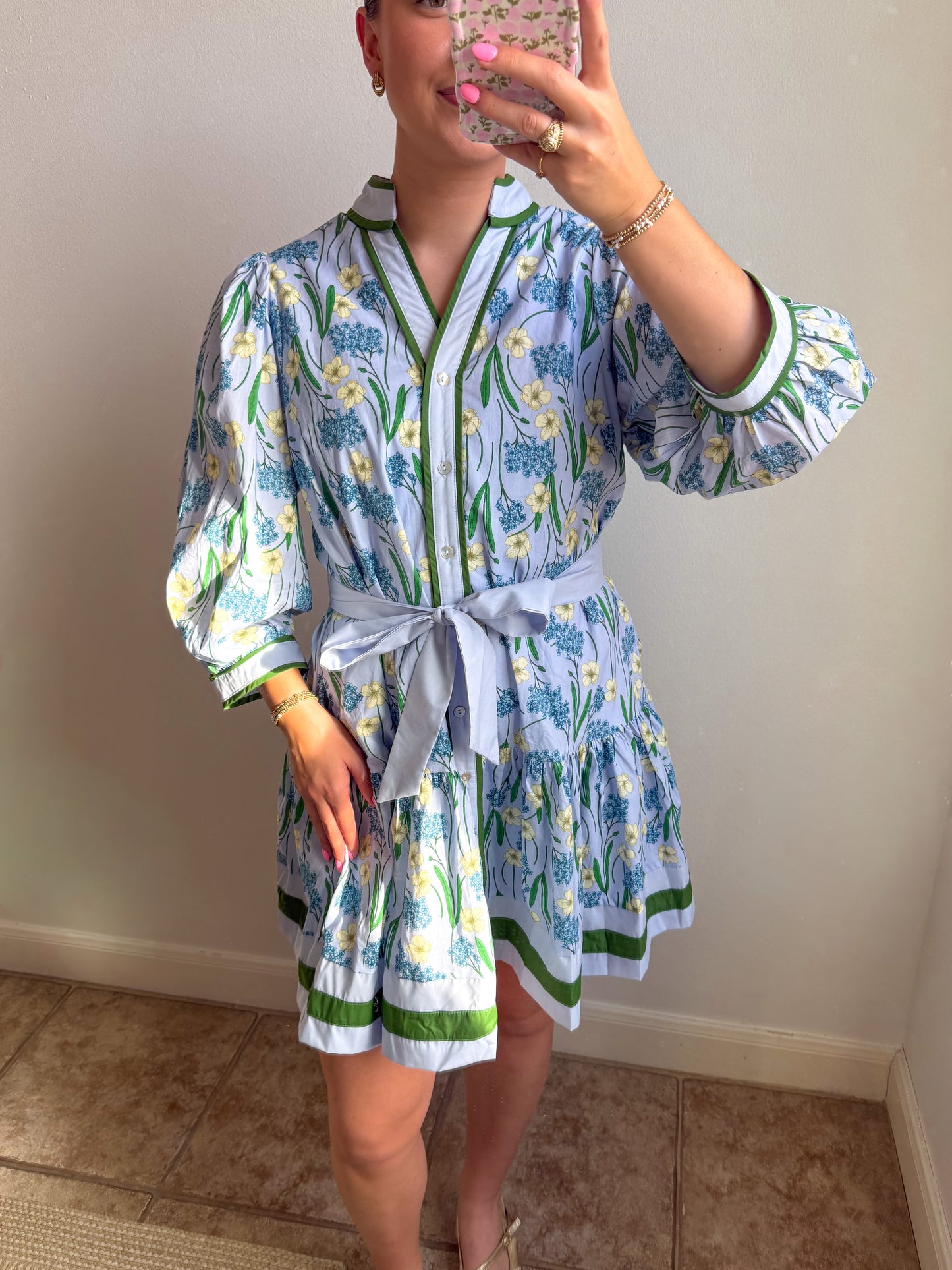 Morning Mist Mini Dress