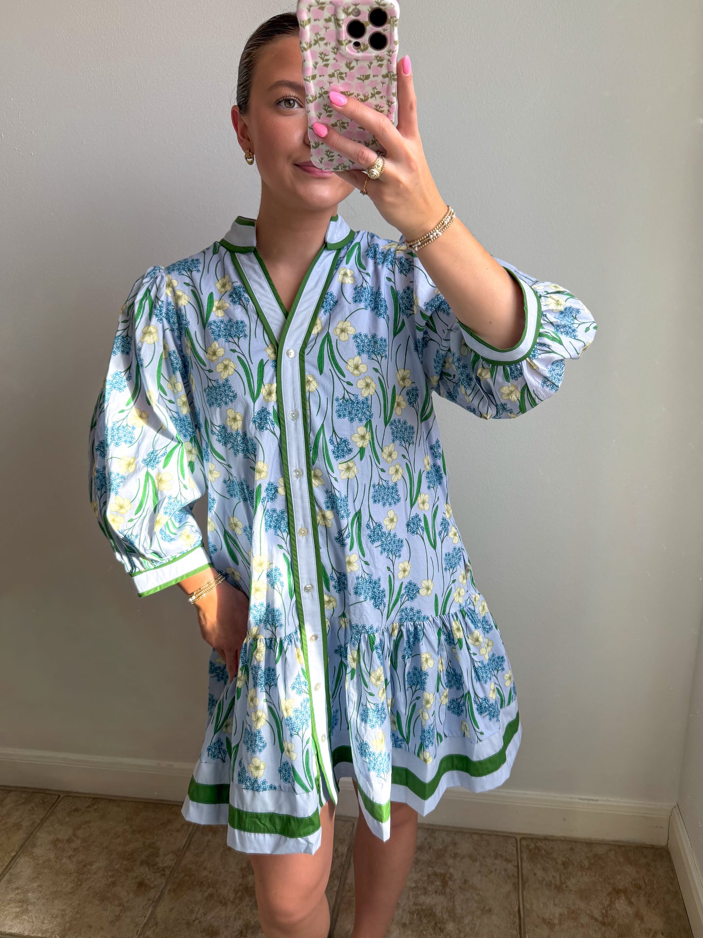 Morning Mist Mini Dress