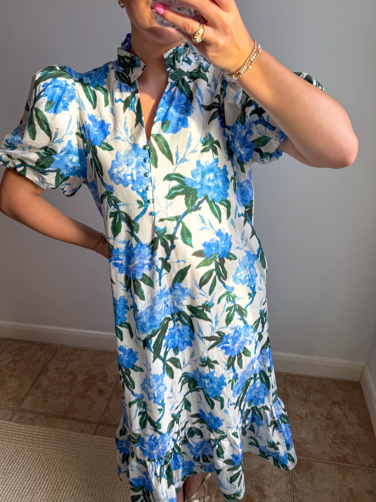 Bella Bloom Midi Dress