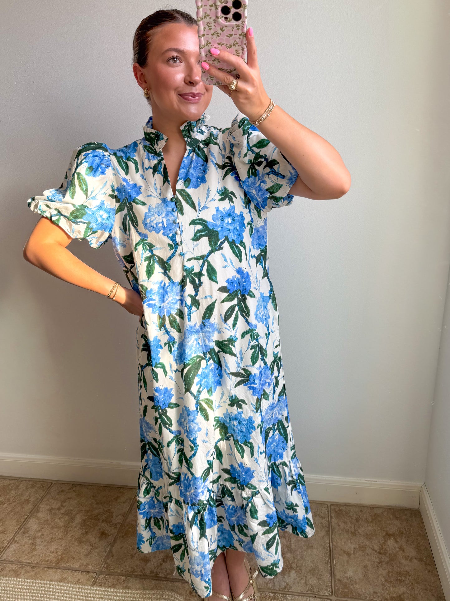 Bella Bloom Midi Dress