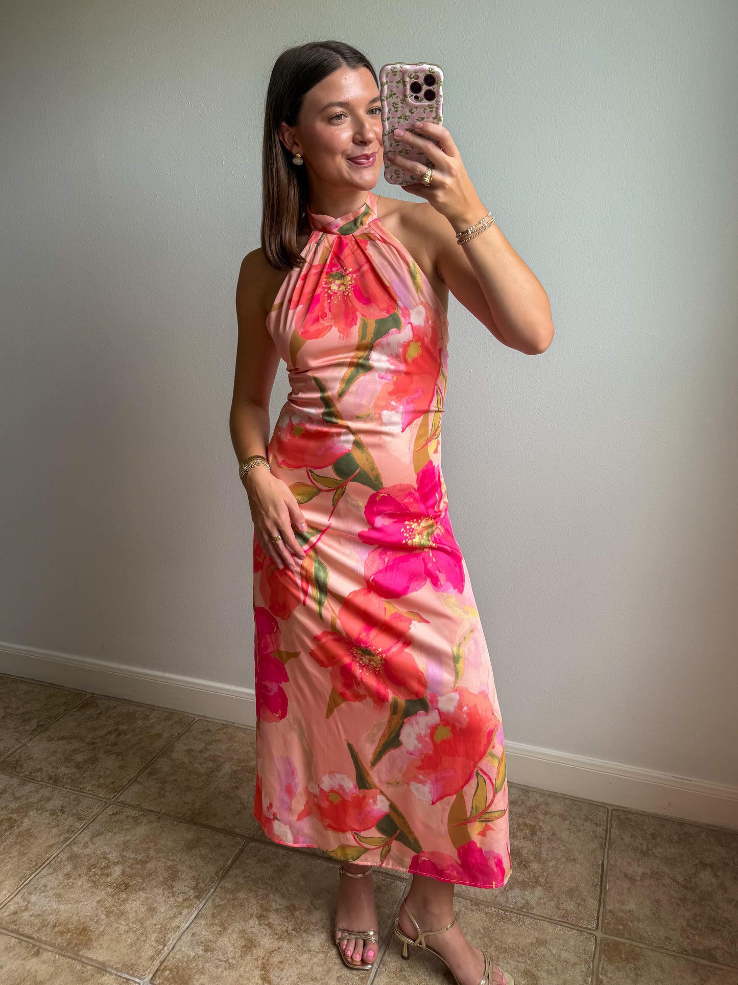 Sunset Soirée Midi Dress