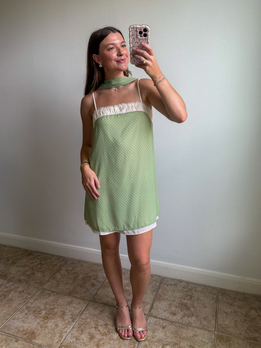 Sweet Sage Mini Dress
