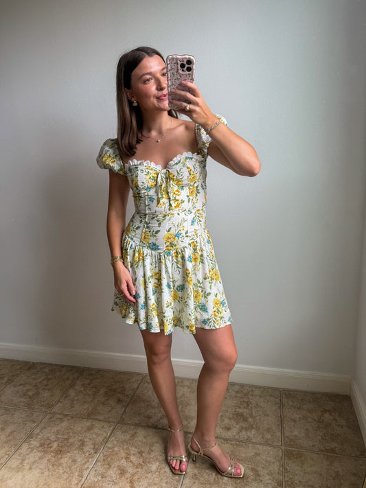 Primrose Petal Mini Dress