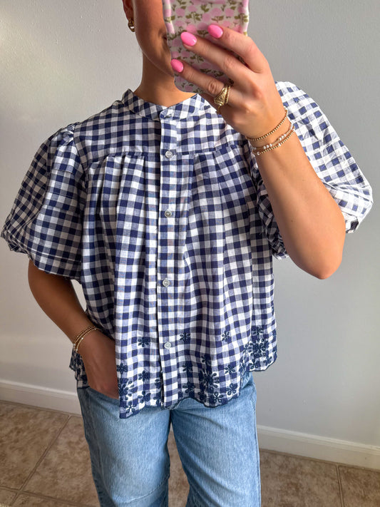 Garden Gingham Blouse