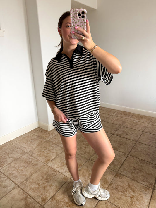 Cookies & Cream Striped Set