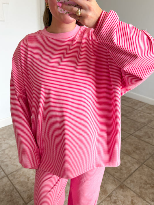 Raspberry Sorbet Lounge Top