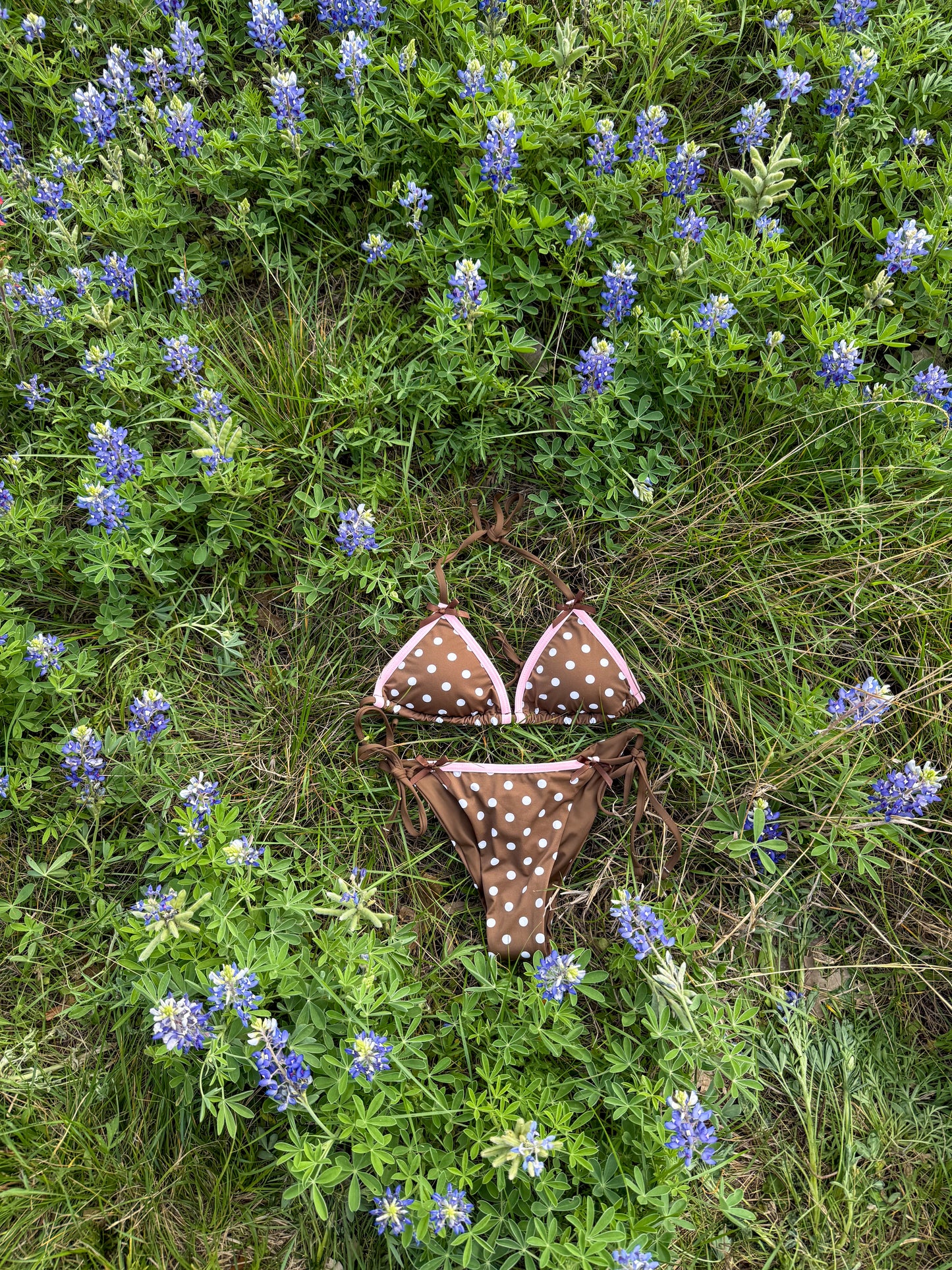 Mocha Dot Bikini