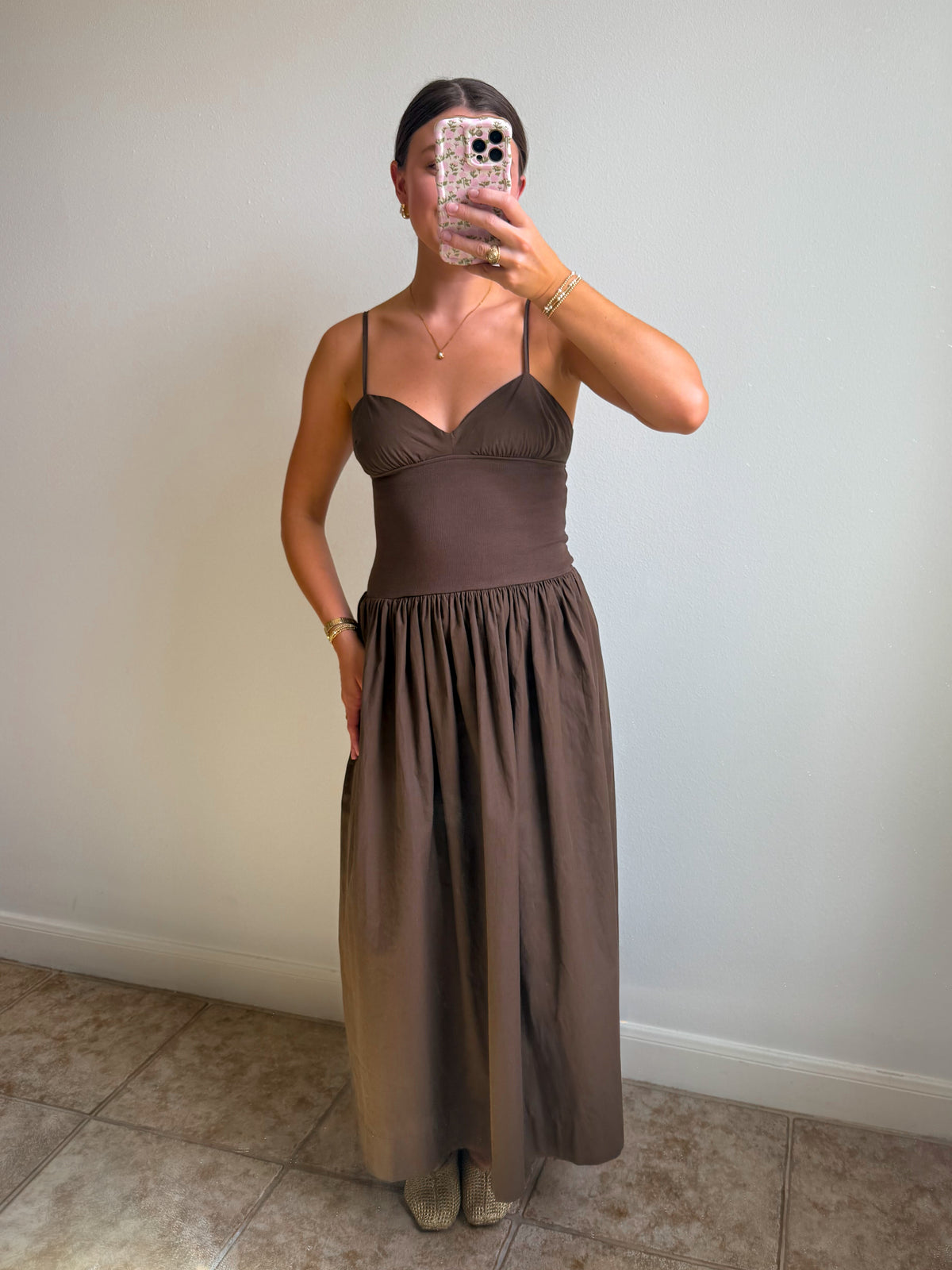Autumn Nights Open-Back Maxi Dress